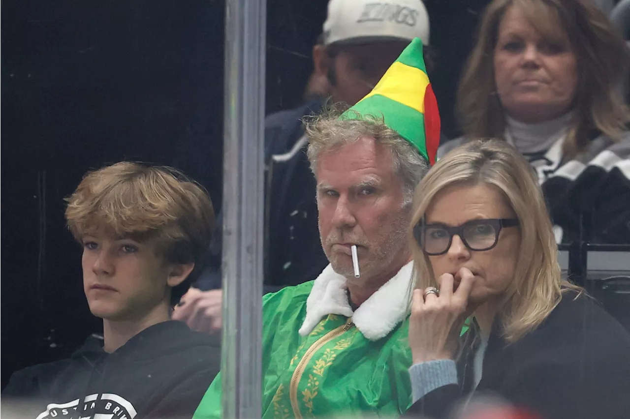 Buddy the Elf Looks Downcast at Kings Game