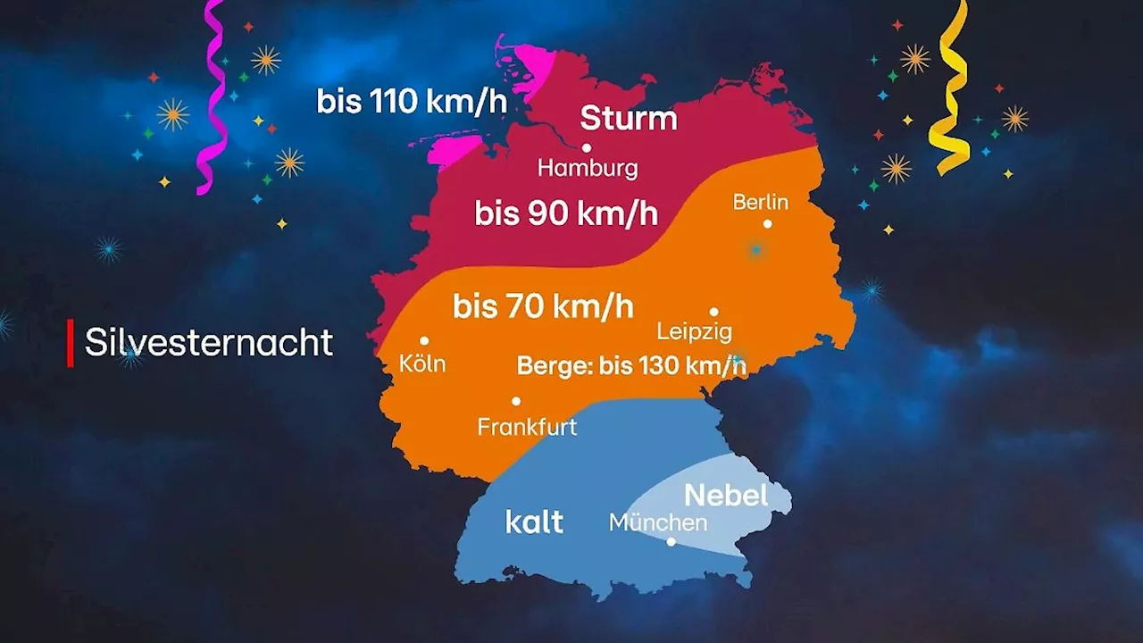 Zwei Stürme starten das neue Jahr mit Sturm und Regen