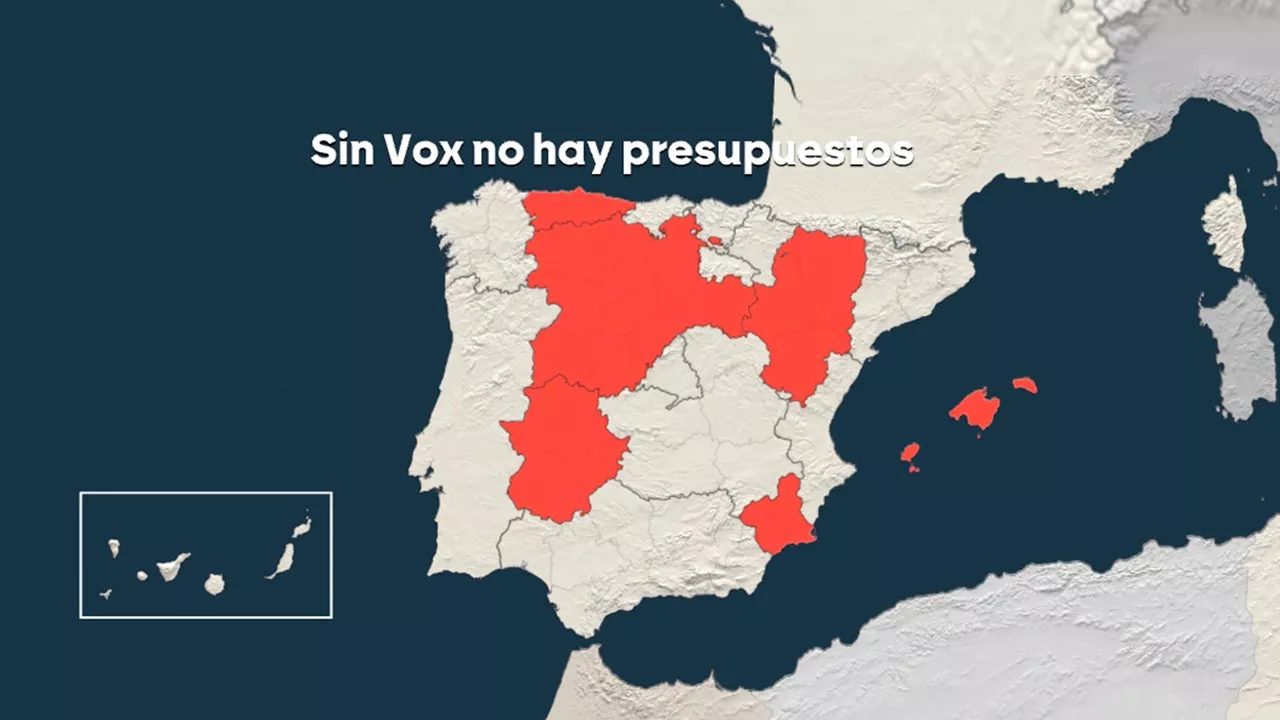 Presupuestos 2025: PP y Vox sin acuerdo en varias comunidades