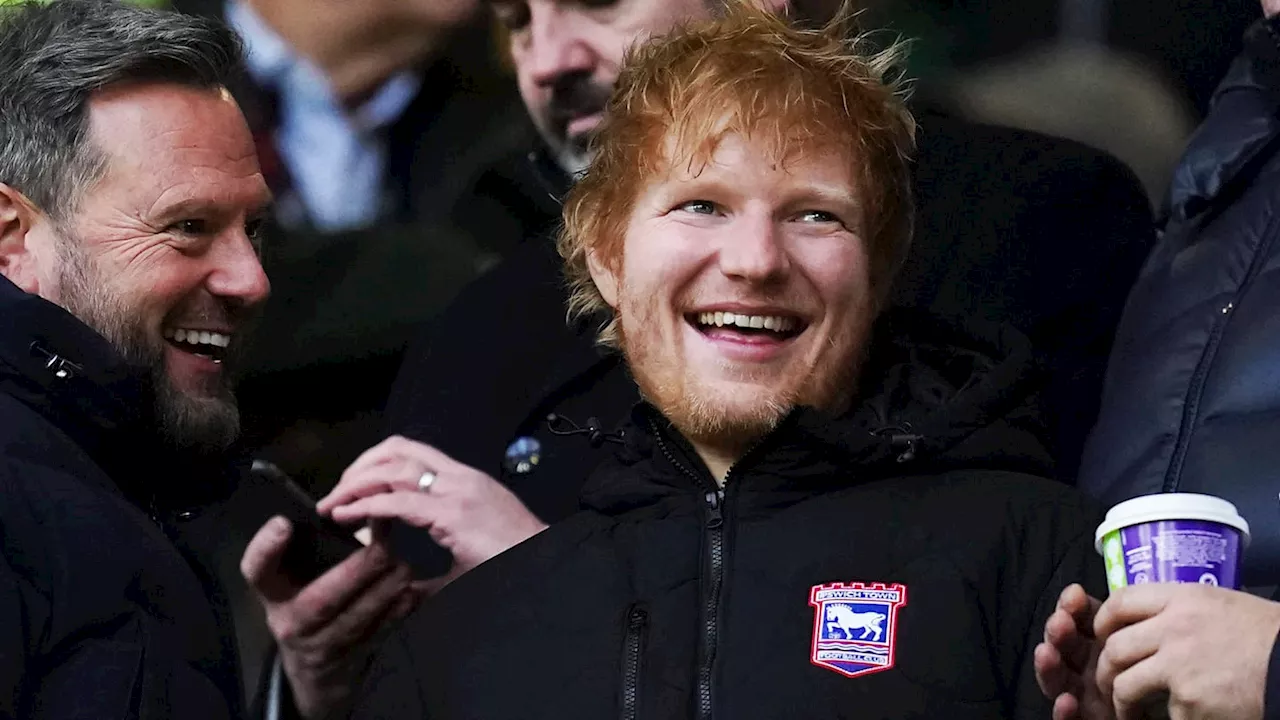 Ed Sheeran Celebrates Ipswich Town's Historic Premier League Victory