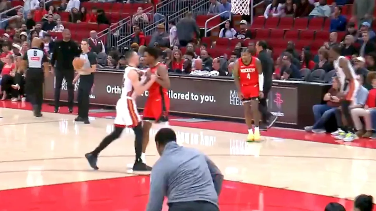 Rockets vs. Heat Explodes in Wild Brawl: Four Players Ejected