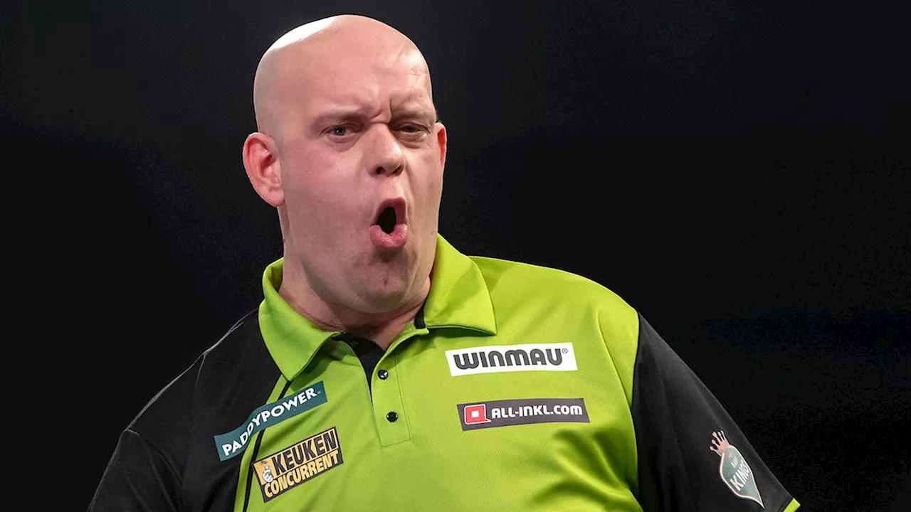 Van Gerwen Cruises Past Dolan at World Darts Championship