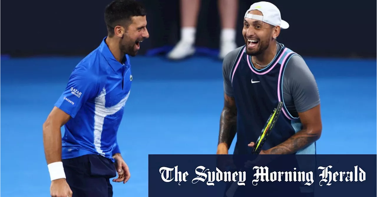 Djokovic and Kyrgios Deliver the Fireworks in Doubles Comeback