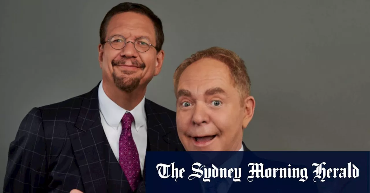 Penn & Teller to celebrate 50th anniversary with Australian Tour