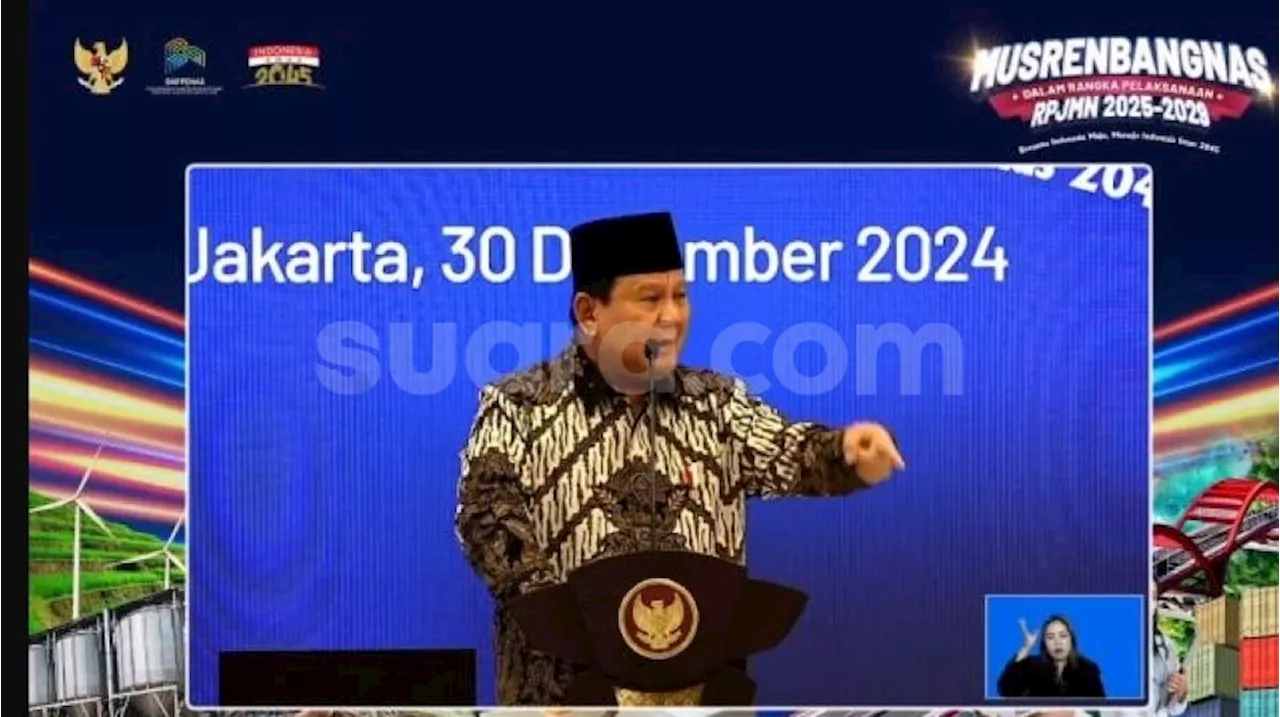 Prabowo Kritik Vonis Ringan Koruptor