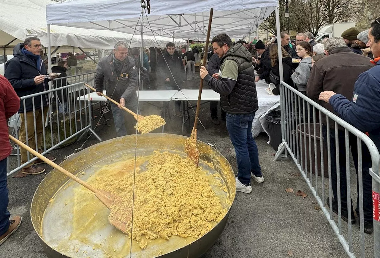 Ribérac : l’omelette aux truffes était bel et bien géante