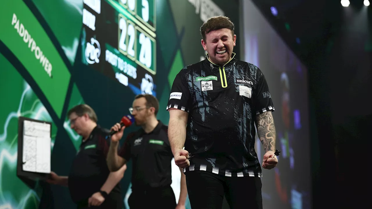 Darts Fans Chant 'S*** Hair' at Callan Rydz During Alexandra Palace Win