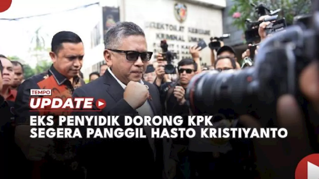 Eks Penyidik KPK Dorong Segera Periksa Hasto Kristiyanto