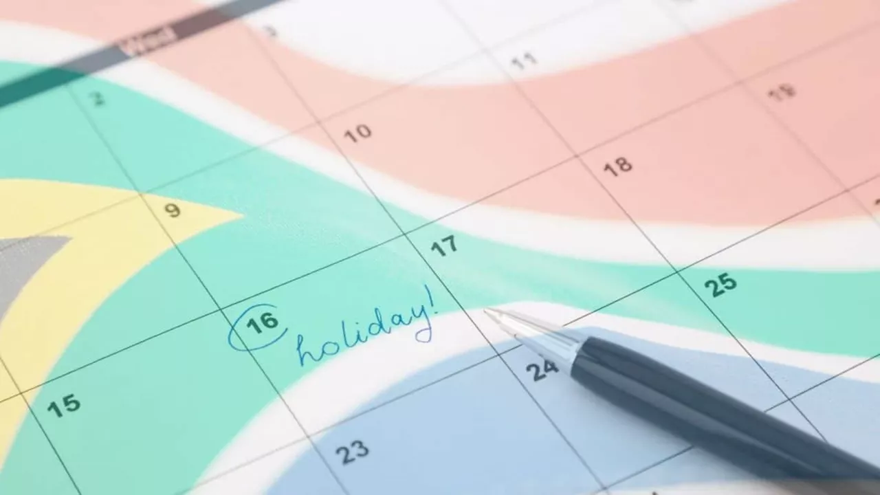 South Africa's Public Holidays and Long Weekends in 2025