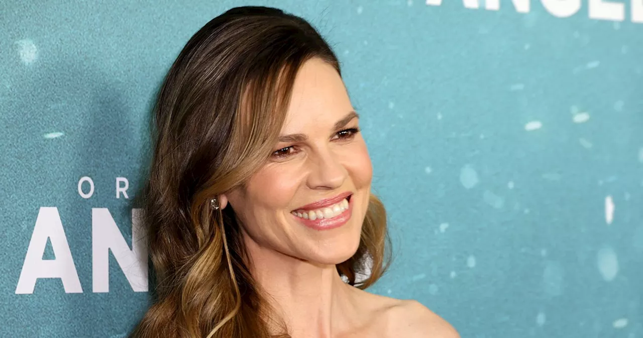 Hilary Swank Shares Holiday Photo with Twins