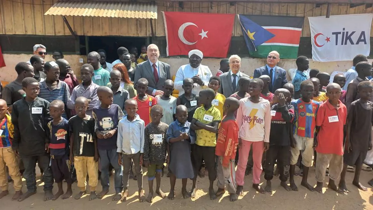 TIKA Provides Food Aid to Orphanage in South Sudan