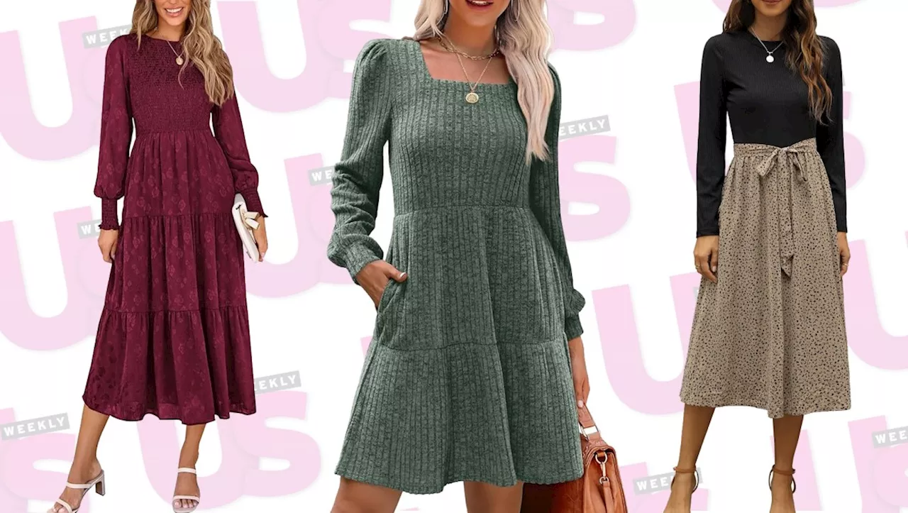 14 Rich Mom-Style Winter Dresses With Pockets That are Toasty and Timeless