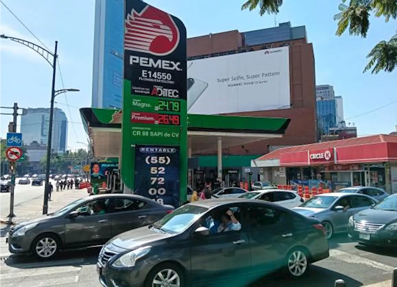 El costo de la gasolina en México es 43% más alto que en Estados Unidos