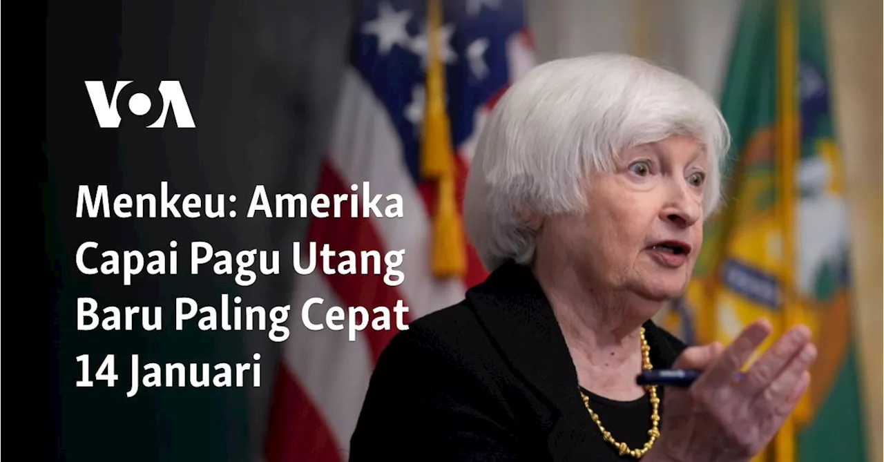 AS Menangguhkan Pagu Utang, Yellen Minta Kongres Bertindak Cepat