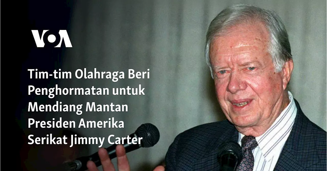 Tim Olahraga Georgia Berduka atas Meninggalnya Jimmy Carter