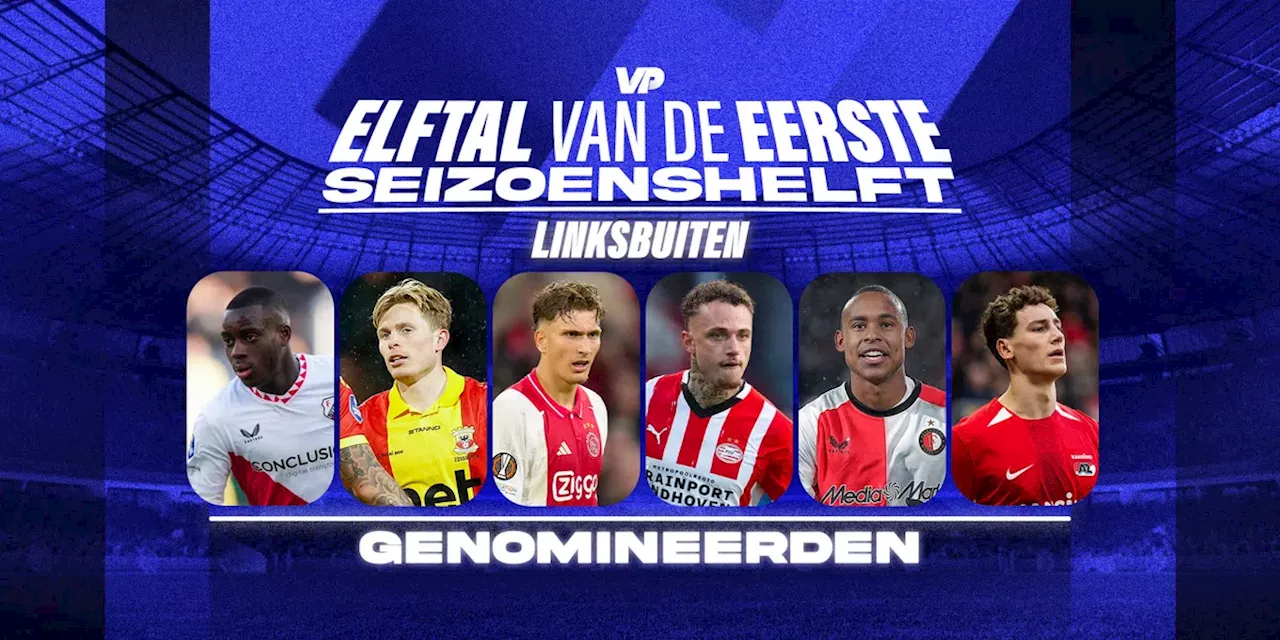 linksbuiten genomineerd voor Elftal van de Eerste Seizoenshelft