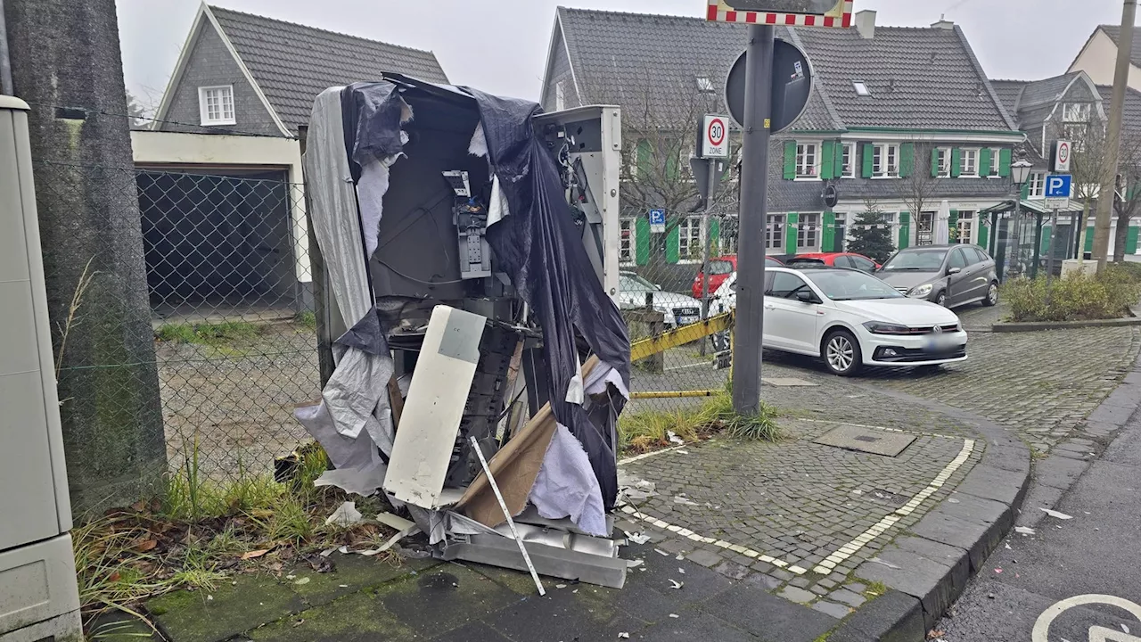 Wieder ein Zigarettenautomat gesprengt: Solingen-Gräfrath von Serie betroffen