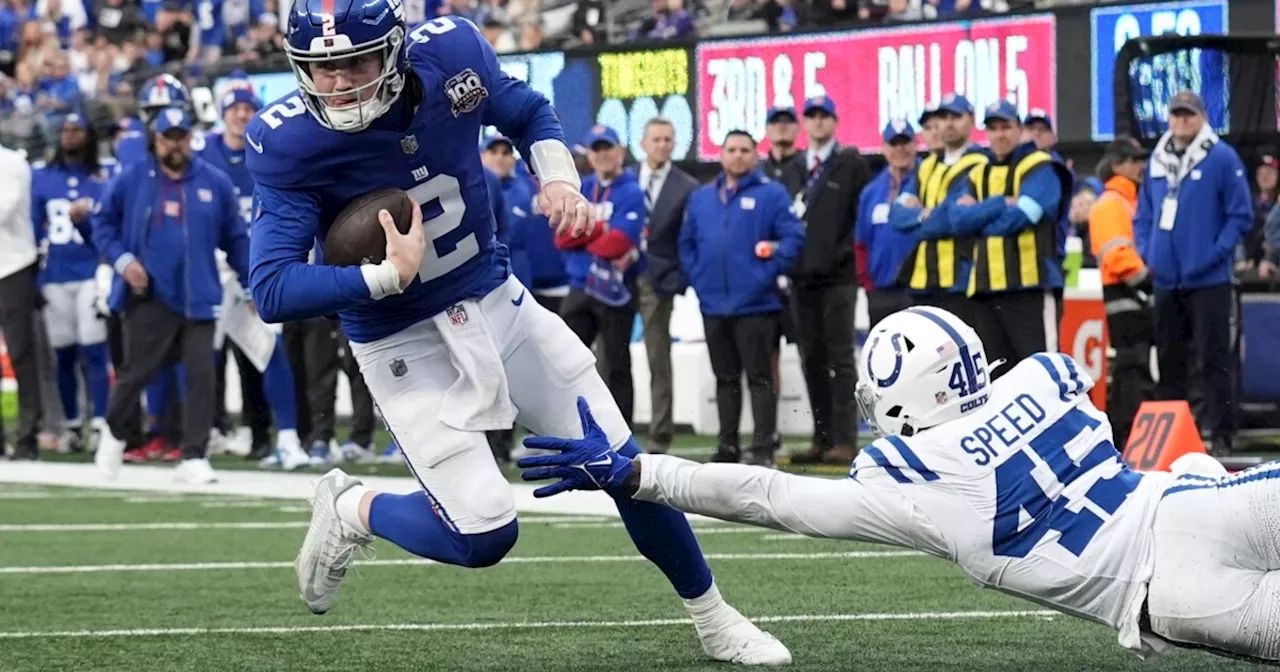 Giants Snap 10-Game Losing Streak With Win Over Colts