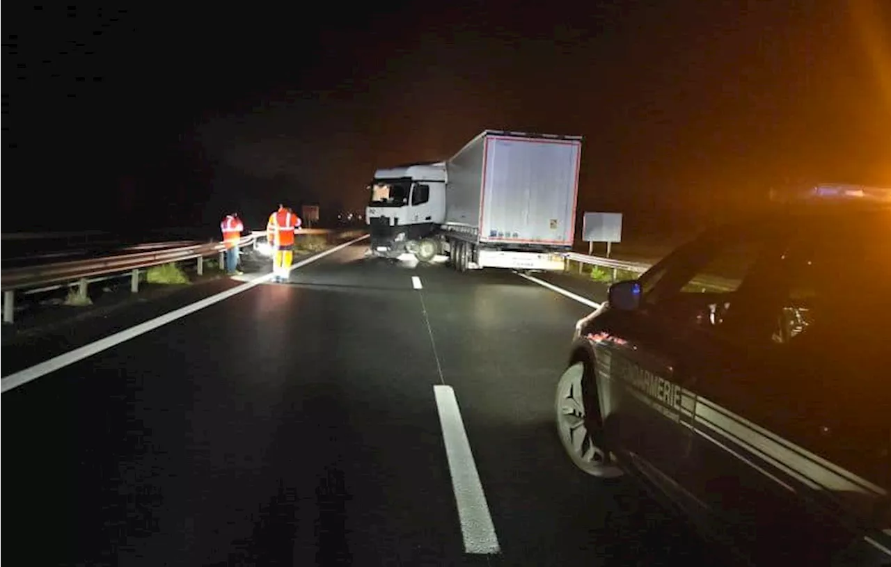 Routier biélorusse arrêté après un accident sur l'A20