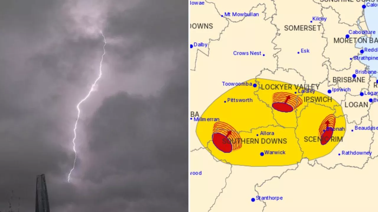 Severe Thunderstorm Warnings Issued for Parts of South-East Queensland