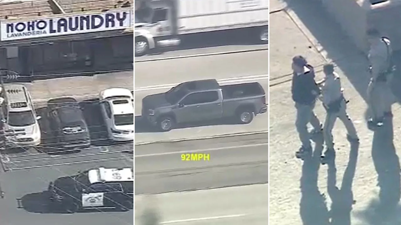 Suspected Car Thieves Lead CHP on High-Speed Chase Across SoCal Freeways