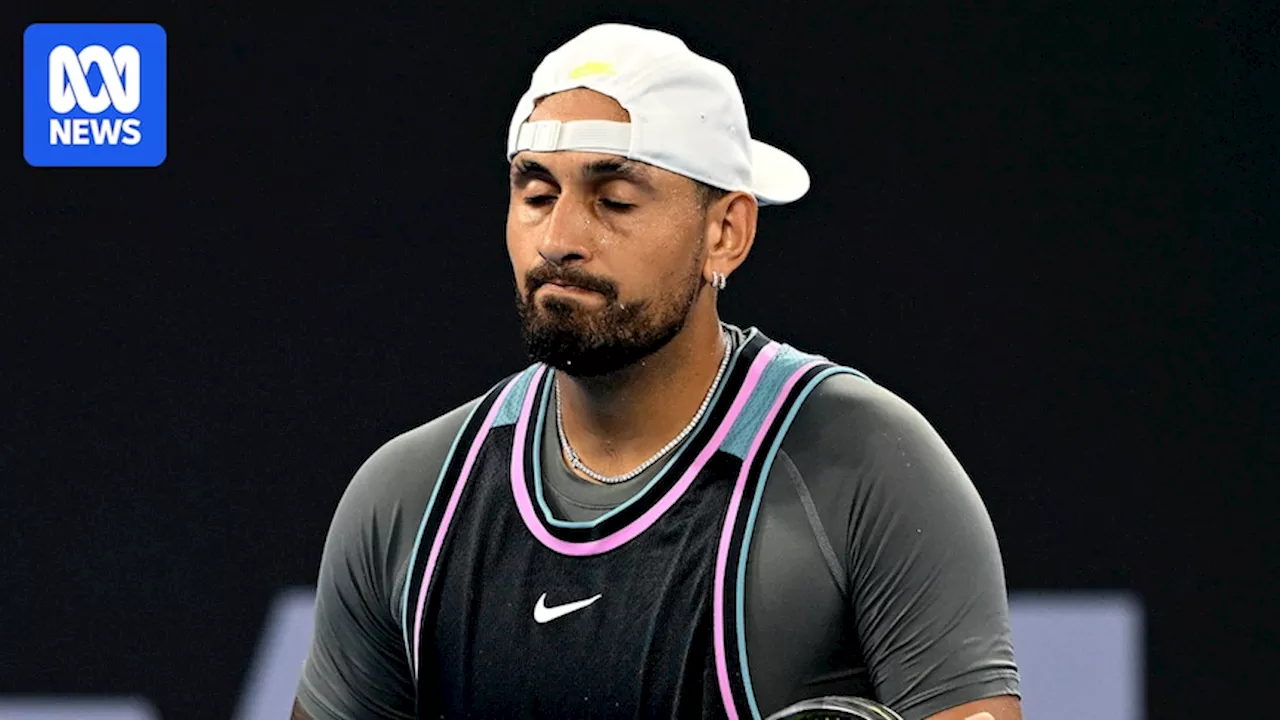 Kyrgios Returns to Action in Tough Singles Match After Entertaining Doubles Debut