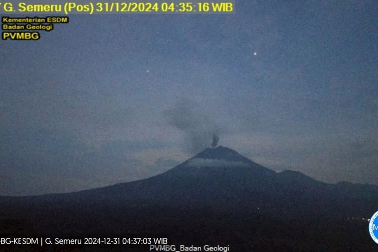 Gunung Semeru Erupsi, Visual Letusan Tidak Teramati