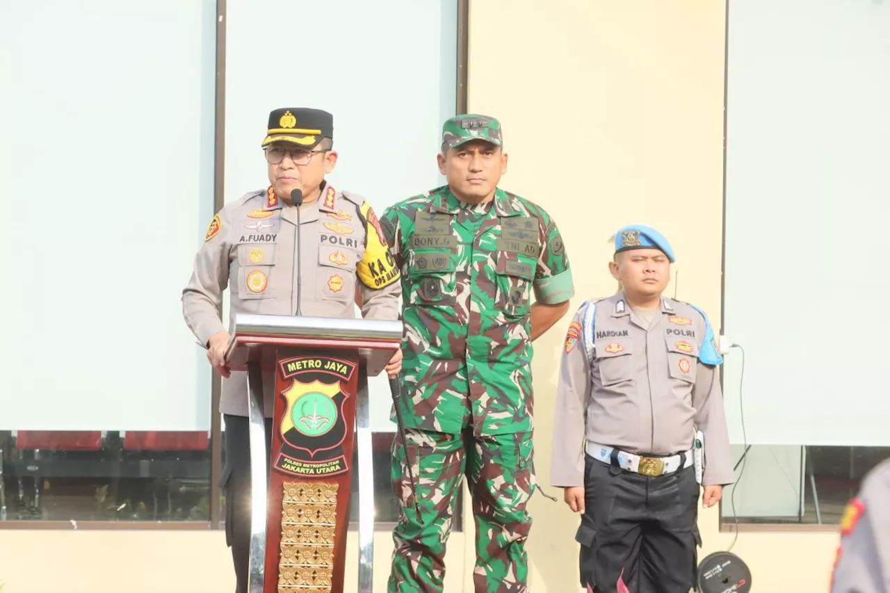 Kapolres Metro Jakarta Utara Fokus Amankan 5 Titik Sentral di Malam Tahun Baru