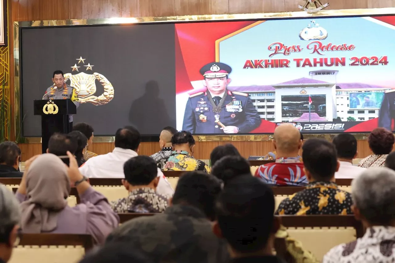 Sepanjang 2024, Polri selesaikan 36.174 perkara narkotika