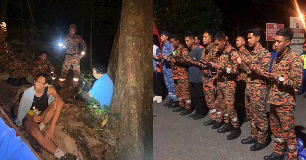 Two Singaporeans Rescued After Getting Lost on Mount Mat Cincang