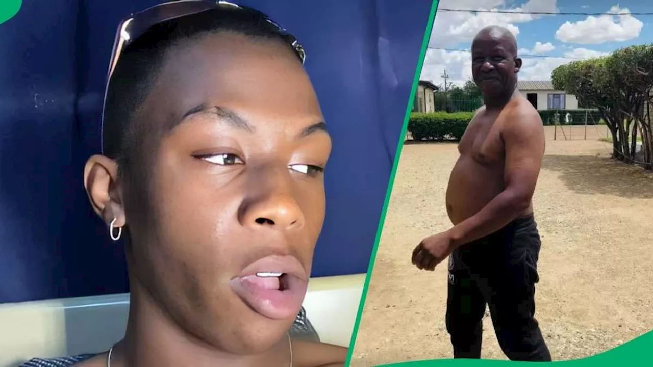 Shirtless Dad Attempts Usain Bolt-Inspired Sprint for Son's Amusement