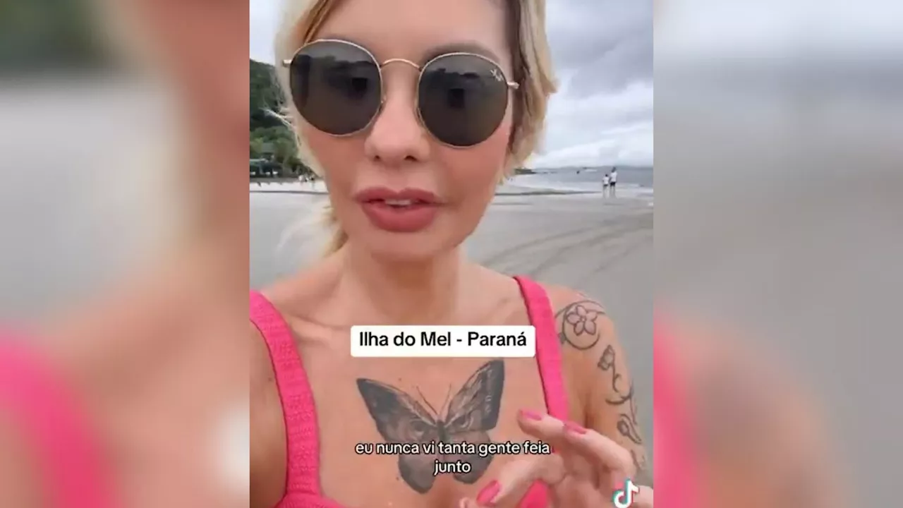 “Nunca vi tanta gente feia junto”: Influenciadora de SC faz vídeo ofendendo paranaenses