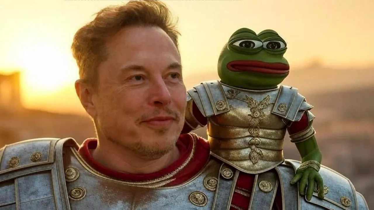 Elon Musk si trasforma in Kekius Maximus su X