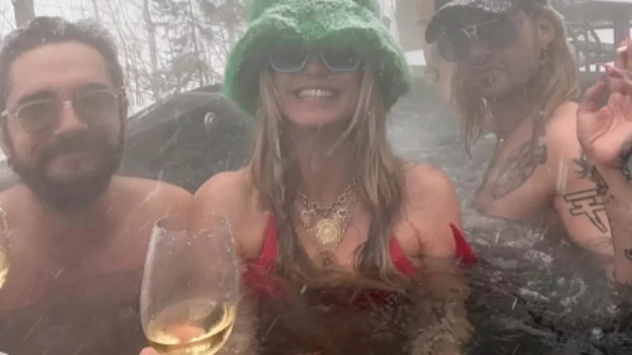 Heidi Klum Risks Drowning After Drinking Alcohol in Hot Tub