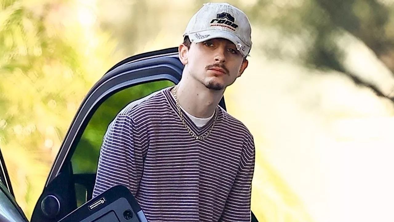 Timothée Chalamet Pumps Gas in Beverly Hills Amidst A Complete Unknown Buzz