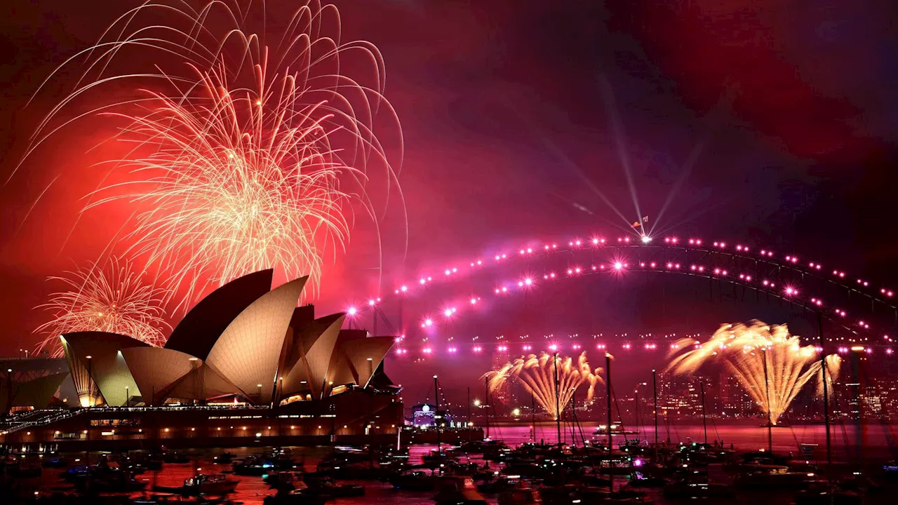 Silvester-Feuerwerke in Sydney und weltweit