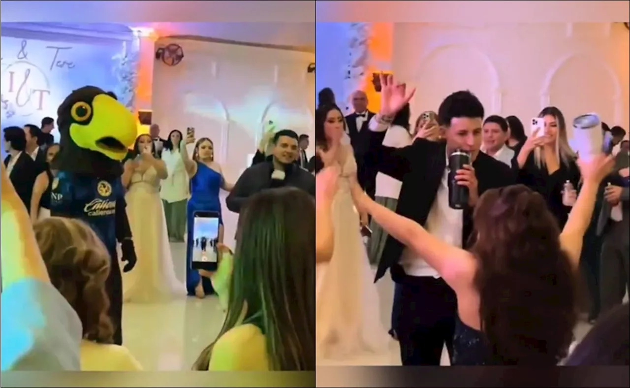 Illian Hernández, el más americanista, celebró su boda con el himno del América