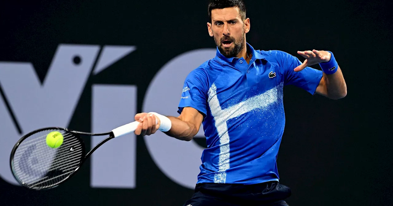 Djokovic démarre 2025 avec une victoire facile à Brisbane