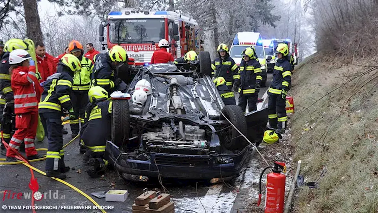 Schwerverletzter bei Verkehrsunfall bei Kremsmünster