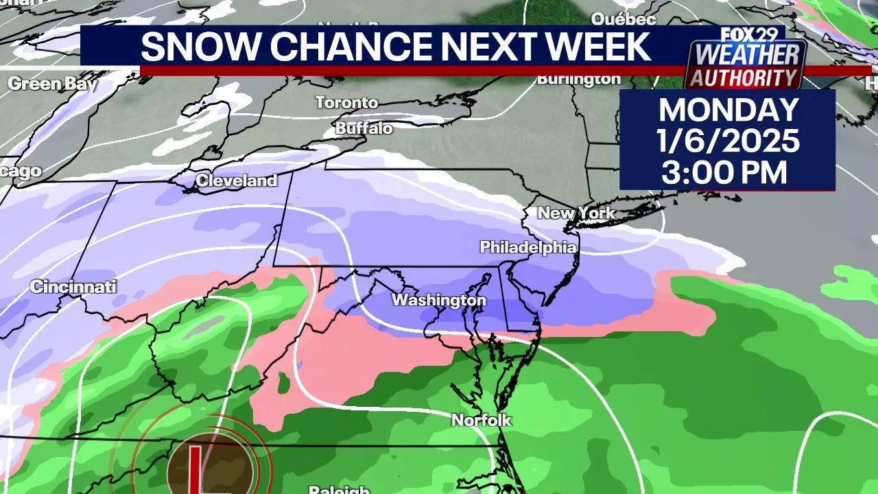 Possible Winter Storm Could Bring First Significant Snowfall to Philadelphia in 2025