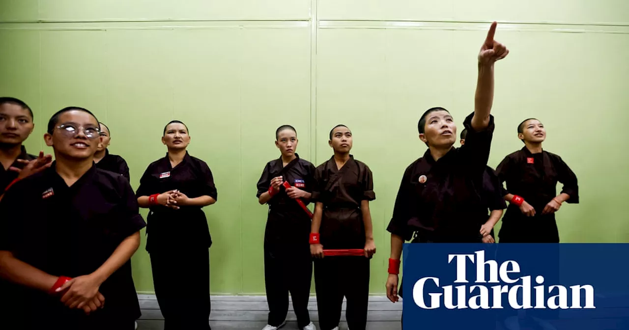 Kung Fu Nuns Show Off Skills at Reopening of Himalayan Nunnery