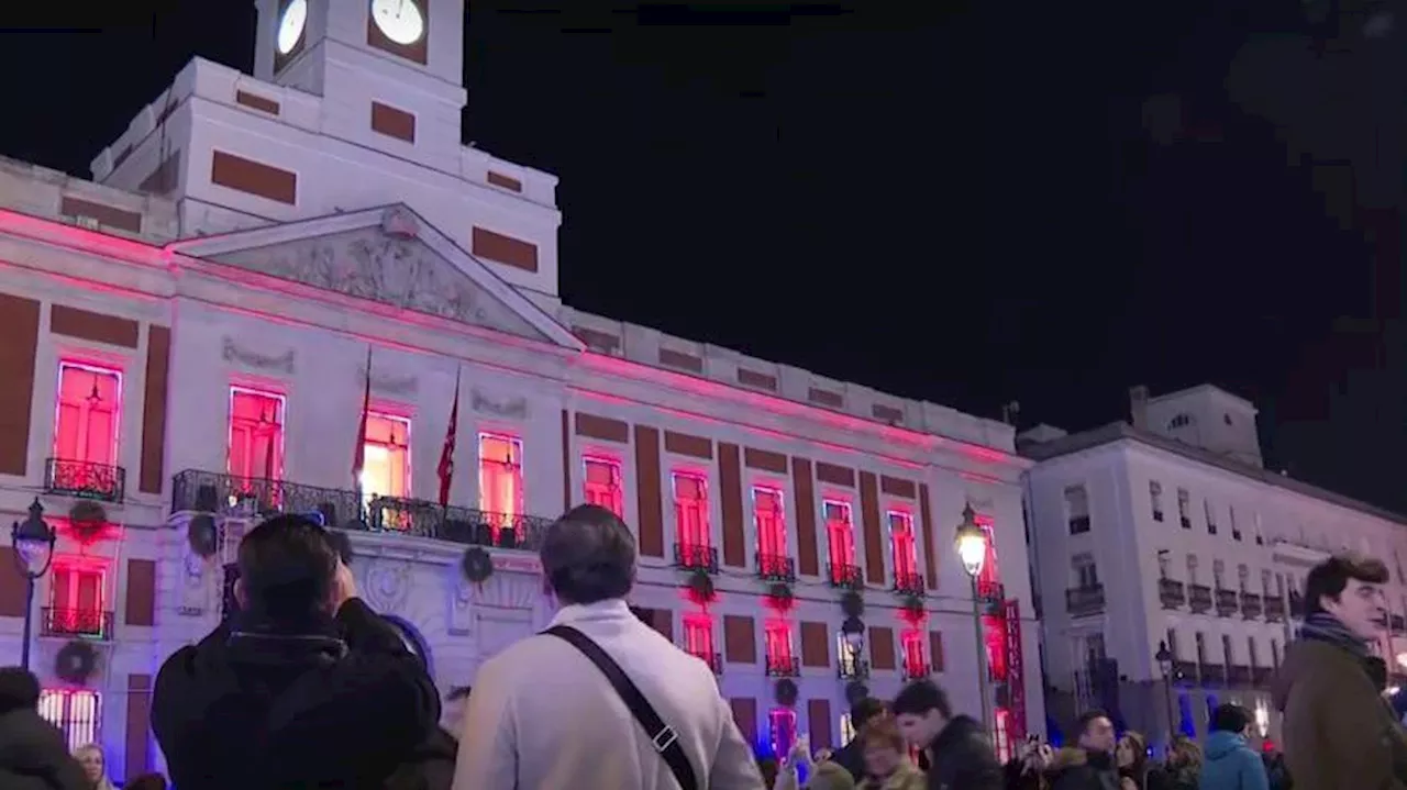 Todo listo en la Puerta del Sol para despedir el año 2024