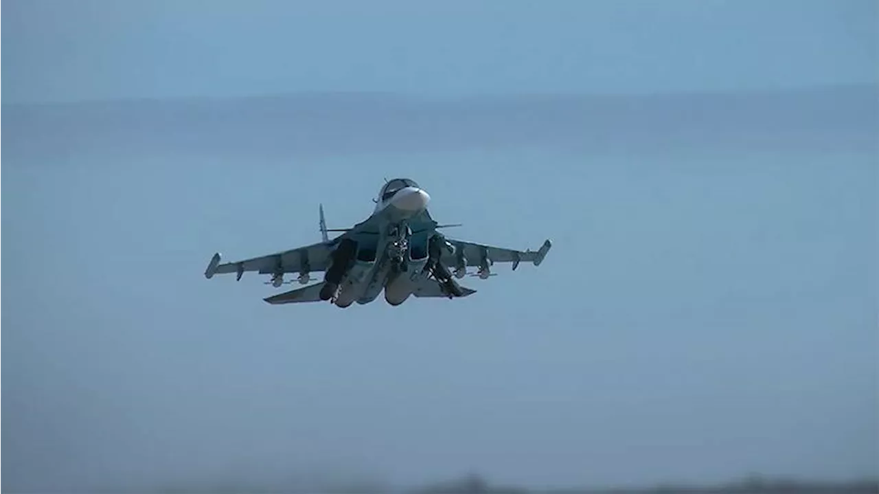 Су-34 ВКС России нанес удар по позициям ВСУ в Курской области