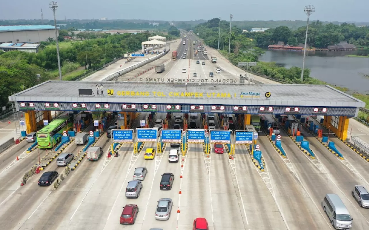 Jasa Marga Catat 299.805 Kendaraan Tinggalkan Jabotabek Jelang Tahun Baru