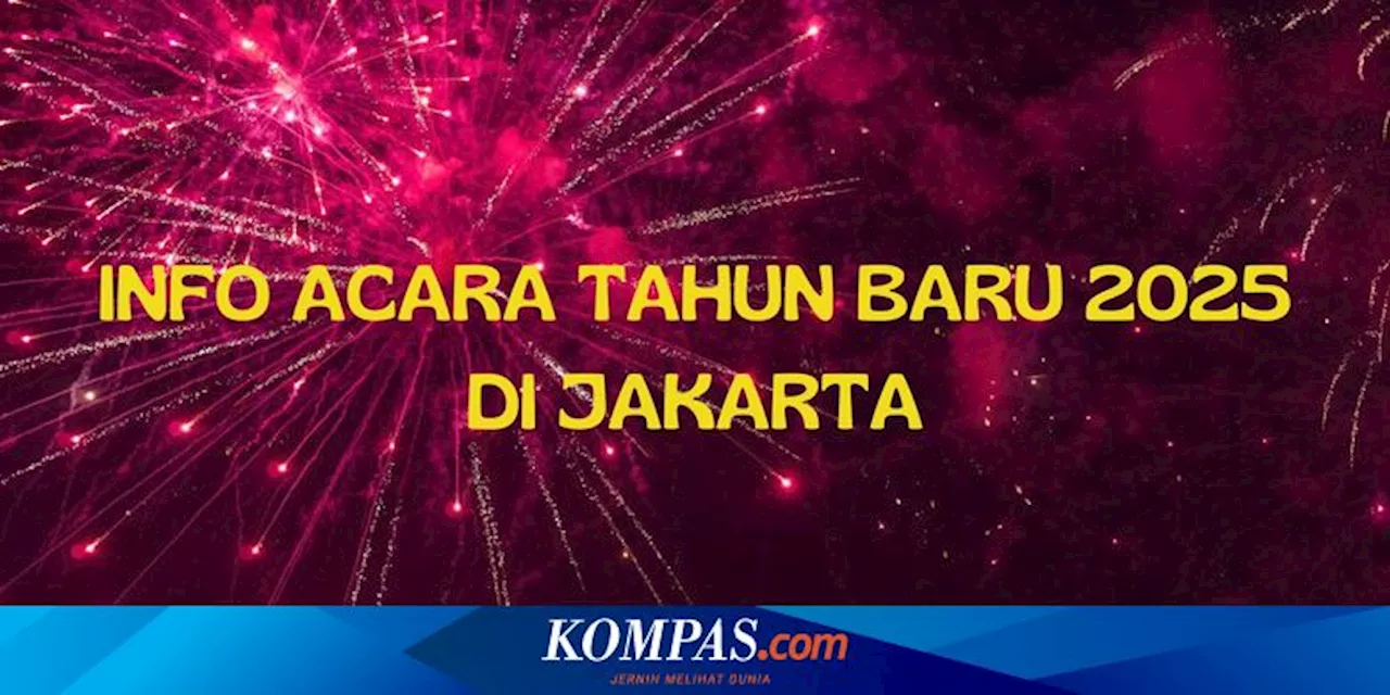 Info Perayaan Malam Tahun Baru 2025 di Jakarta: Daftar Acara, Artis, Jam, dan Lokasinya