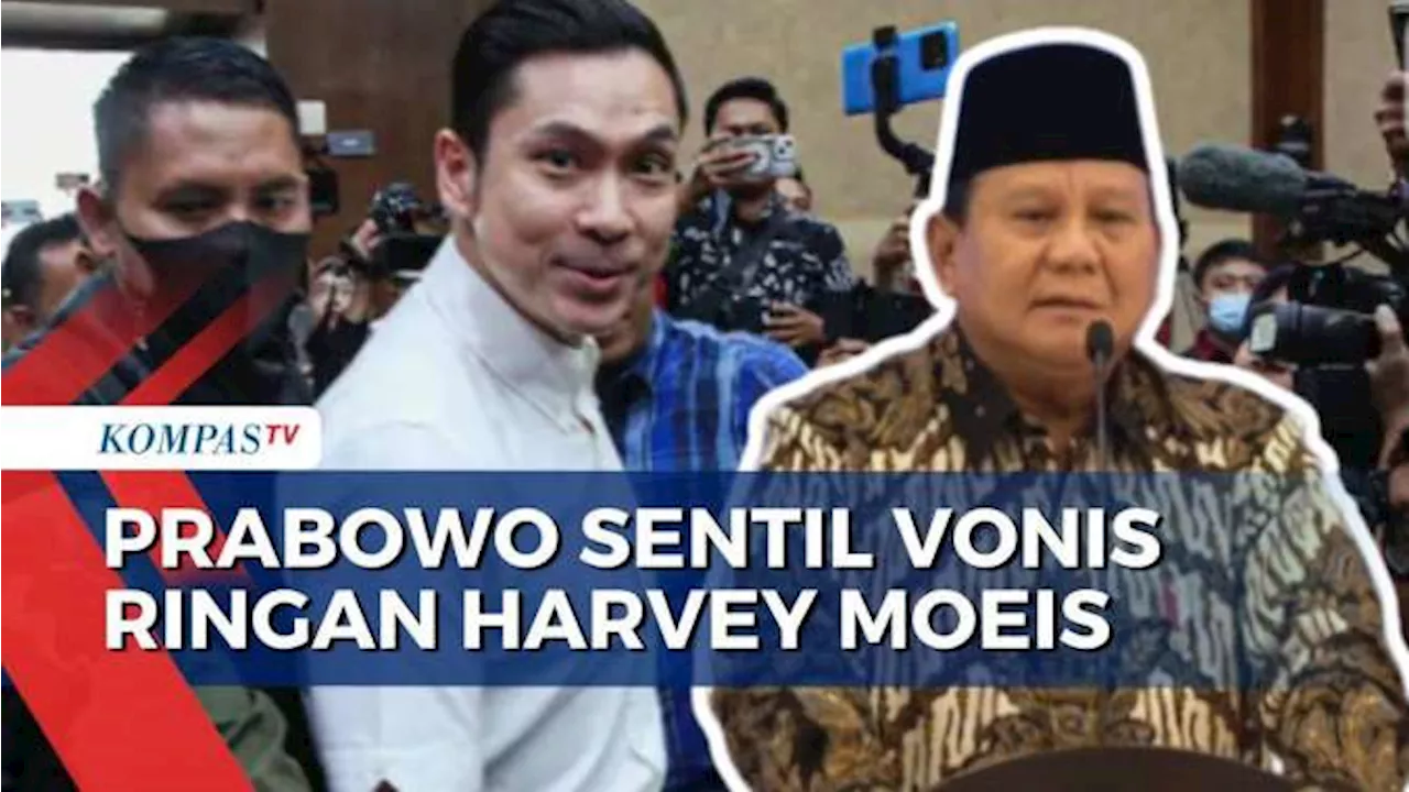 Sindir Vonis Harvey Moeis, Presiden Prabowo: Rampok Uang Ratusan Triliun, Vonis 50 Tahun