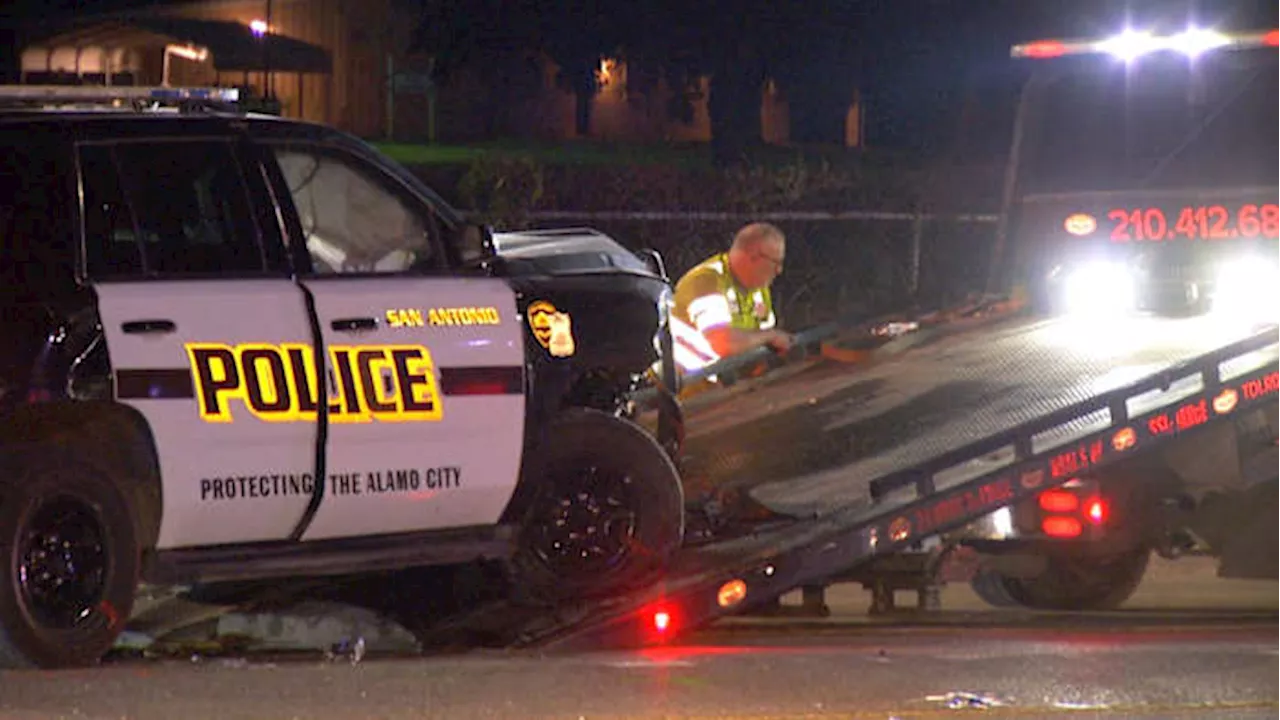 SAPD officer injured after crash involving driver with active warrants