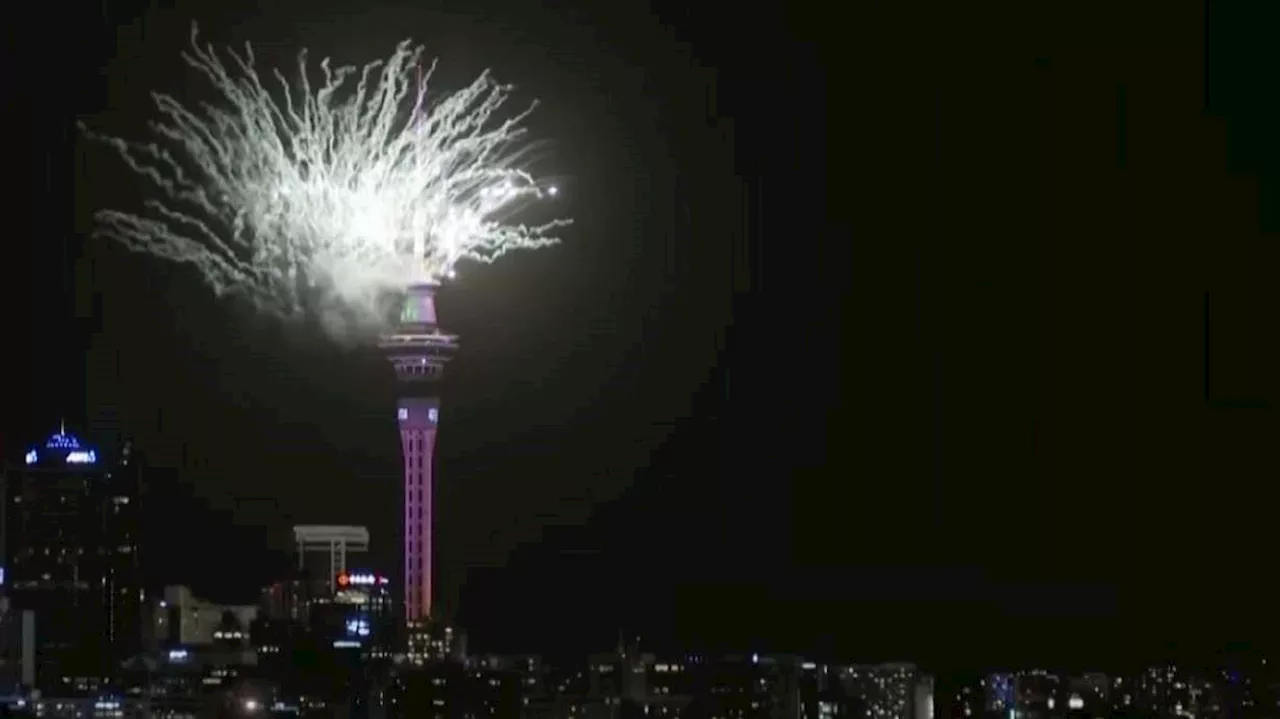 Auckland Rings in 2025 with Fireworks and Light Show