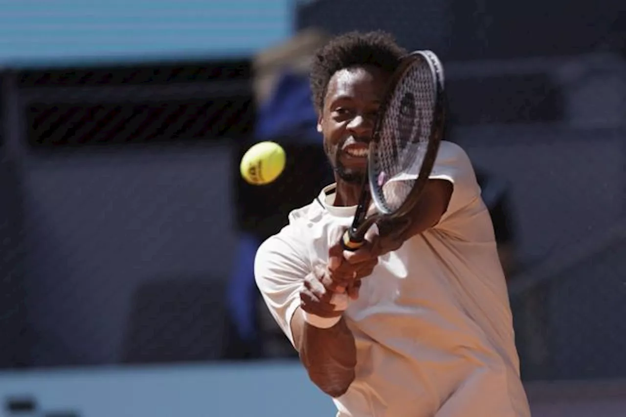 Monfils et Cazaux en action à Brisbane