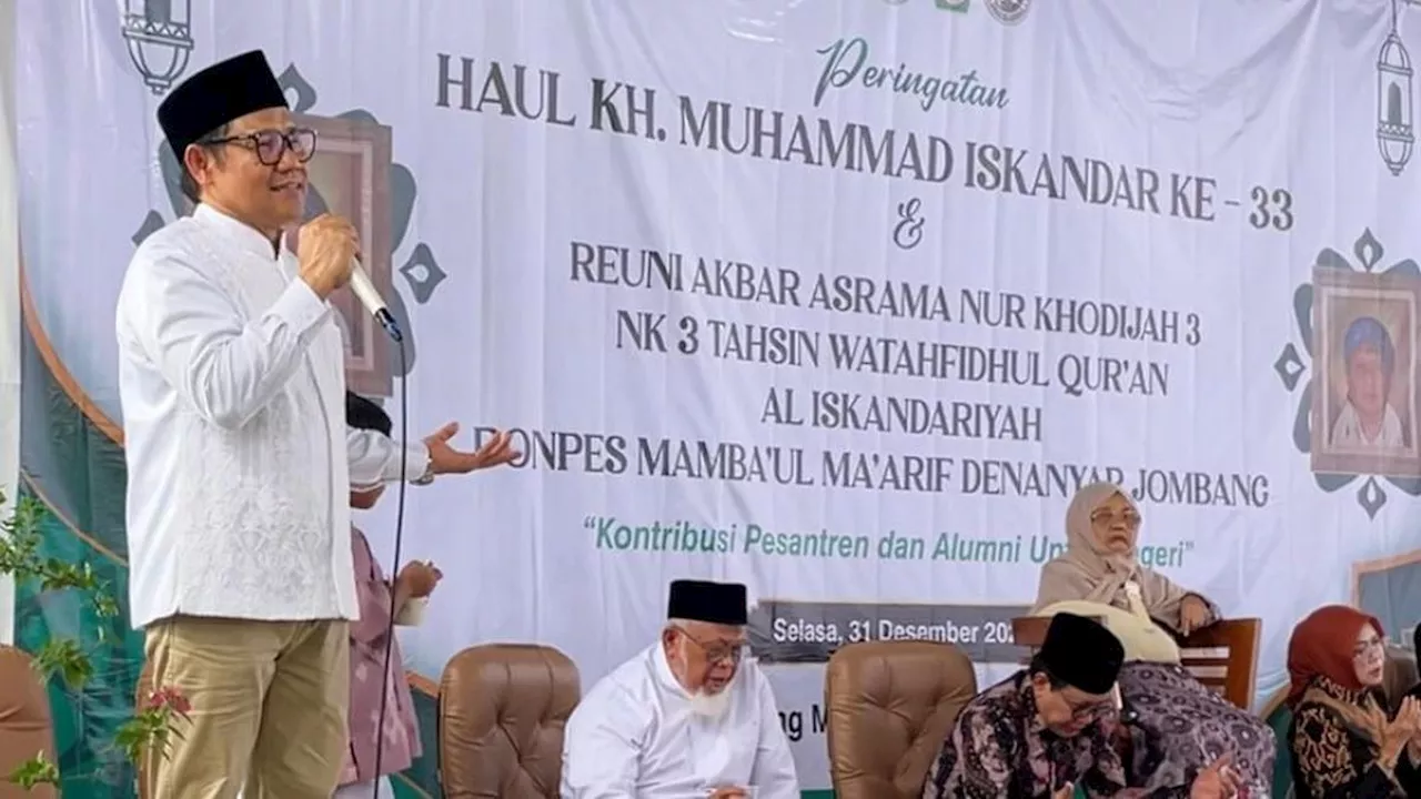 Gus Imin Hadiri Haul Ayahanda dan Pimpinan NU